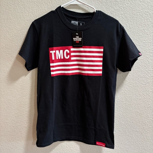 NWT The Marathon Clothing Black Tee - Picture 1 of 4
